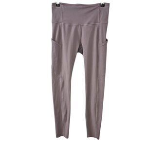 Lululemon Fast & Free 7/8 Tight II *Non-Reflective Nulux 25", Pale Purple, Sz 6